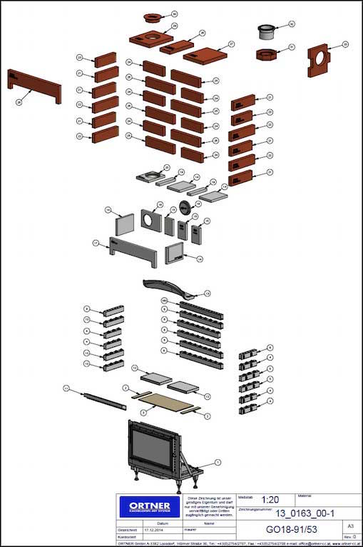 Ortner AT - Camere di combustione tecnologiche e dall'alto rendimento - esempio 1